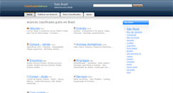 Desktop Screenshot of classificadosdegraca.com.br