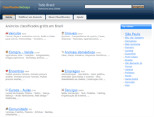 Tablet Screenshot of classificadosdegraca.com.br